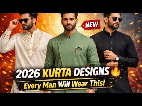 2026 KURTA DESIGNS 🔥 Every Man Will Wear This/Wedding & Party Wear/NEW YEAR,NEW KURTA 🔥Gents Fashion