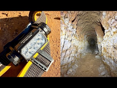 Review: Nitecore HC65 UHE Headlamp - At my opal mine in the outback of Queensland, Australia