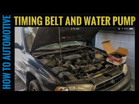 How to Replace the Timing Belt and Water Pump on a 1998 Subaru Outback with 2.5 L DOHC Engine