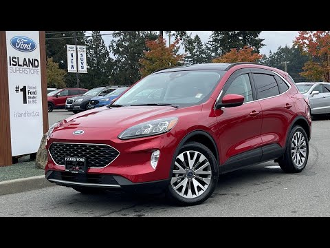 2022 Ford Escape Titanium + Moonroof, NAV, AWD Review | Island Ford