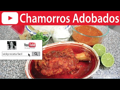 CHAMORROS DE PUERCO ADOBADOS | #VickyRecetaFacil