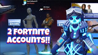 How to use 2 Fortnite accounts at the same time!