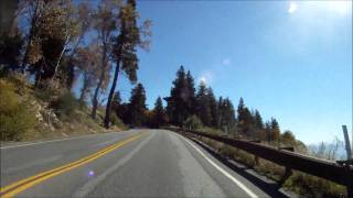 preview picture of video 'Motorcycle cruser ride Hwy 18,Rim of the World,Big Bear City,Hwy 38 pt. 3'