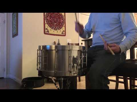 Sun Coast Custom / Cast Aluminum Snare Drum with Cast Aluminum Hoops