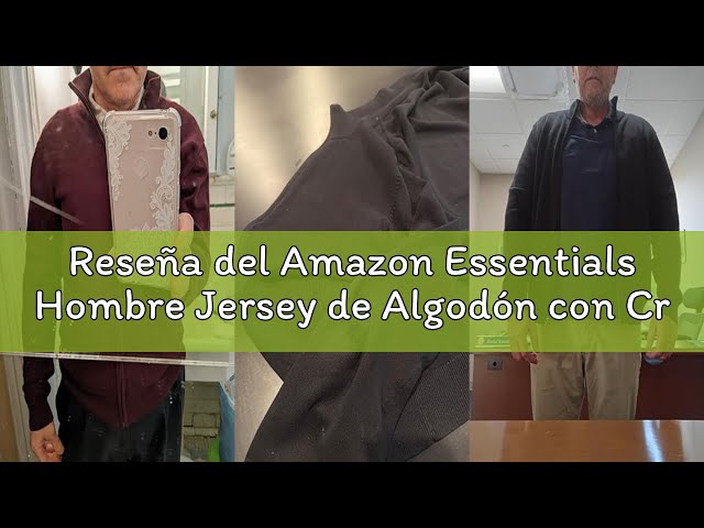 Vídeo relacionado con Amazon Essentials Jersey 100% de Algodón con Cremallera de un Cuarto Hombre, Rojo, S