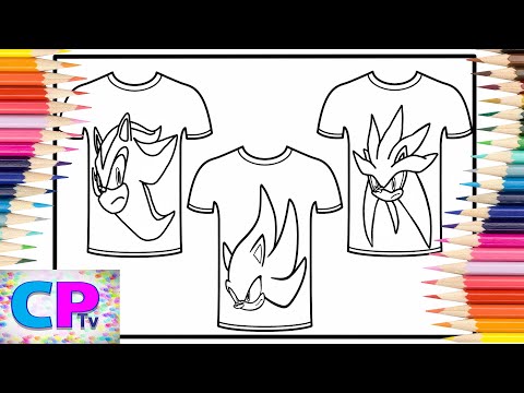 Sonic T-Shirt Coloring Pages/Sonic/Shadow/Silver/Rodsyk - Starlight/Florixel - Hero [COPYRIGHT FREE]