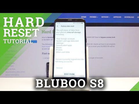How to Factory Reset BLUBOO S8 – Wipe Data / Master Reset
