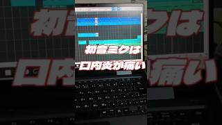 【初音ミク】は口内炎が痛い #shorts#口内炎#dancemusic #dtm#love#オリジナル曲 #ボカロ#初音ミク#ロック #ボカロオリジナル#ボカロ曲#新曲#wip#vocaloid