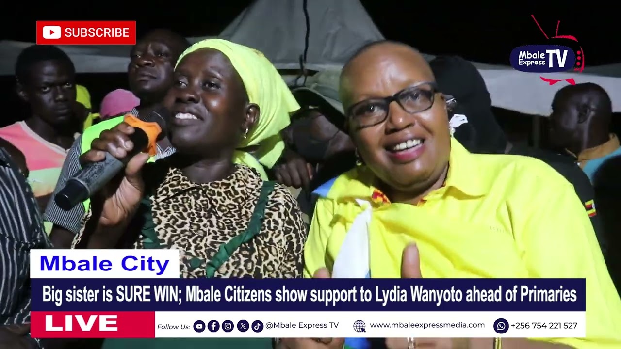 Big sister shines with huge procession through Mbale City ahead of NRM Primaries