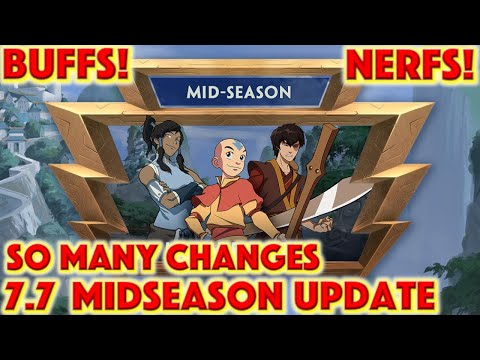 SMITE Patch Notes 7.7 Mid Season Update + Ratatoskr Rework + New Jungle + Avatar The Last Airbender
