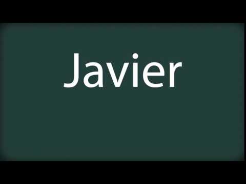 How to pronounce Javier
