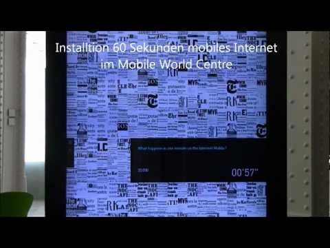 MWC13: 60 Sekunden mobiles Internet