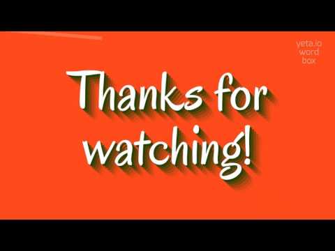 How to say "hamdan"! (High Quality Voices)