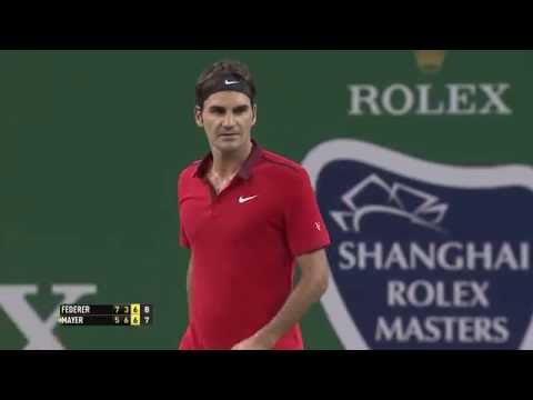 Federer ‘Great Escape’ Vs Mayer In 2014 Shanghai Classic Moment
