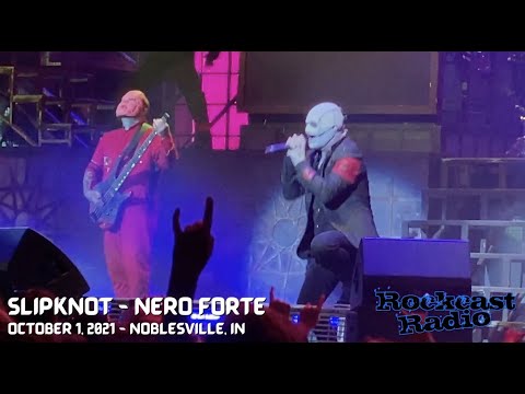 Slipknot performing Nero Forte October 1, 2021 in Noblesville, Indiana