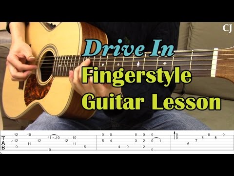 Drive In - Jerry Reed (With Tab) - Watch and Learn Fingerstyle Guitar Lesson