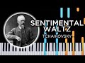 Sentimental Waltz (Tchaikovsky) - piano tutorial ...