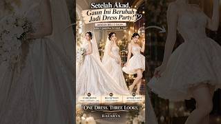 Download lagu After the Ceremony, This Gown Transforms into a Party Dress! 🤍 | One Dress, 3 Looks — Rafarya #we... mp3