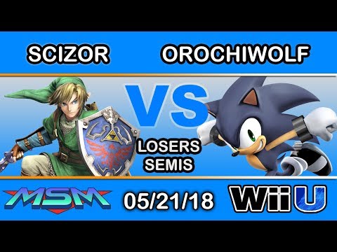 MSM 147 - Scizor (Link) Vs. Orochiwolf (Sonic) Losers Semis - Smash 4