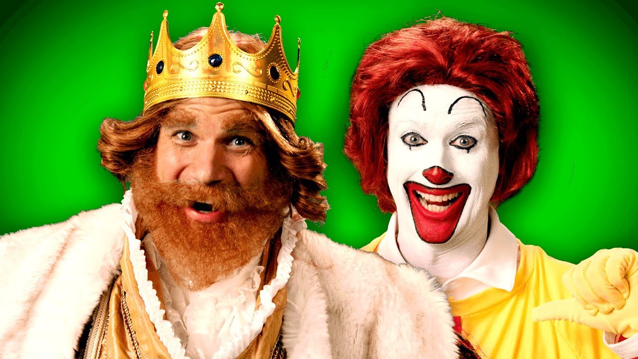 Ronald McDonald vs The Burger King. ERB Behind the Scenes