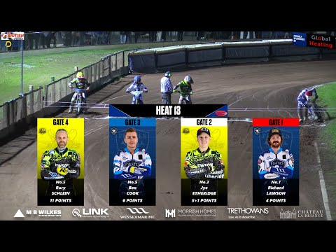 Heat 13 | Poole vs Berwick | Championship | POOLE PIRATES SPEEDWAY 2024