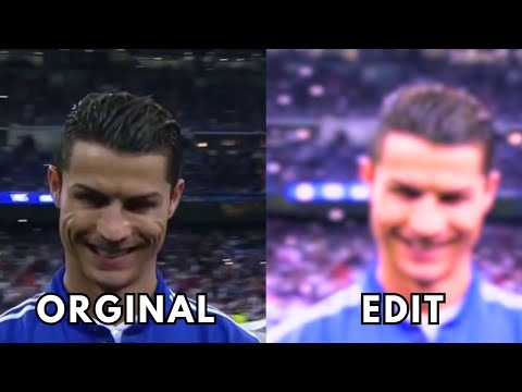 Cristiano Ronaldo’s Evil Smile: Original vs Edited