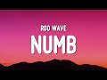 Rod Wave Numb Lyrics