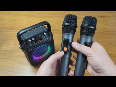 Dual Mic Karaoke Machine PACKED with Features!
