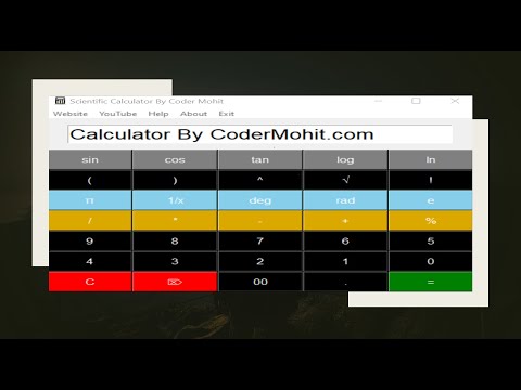 Create Scientific Gui Calculator Using Python With Source Code Pythonproject