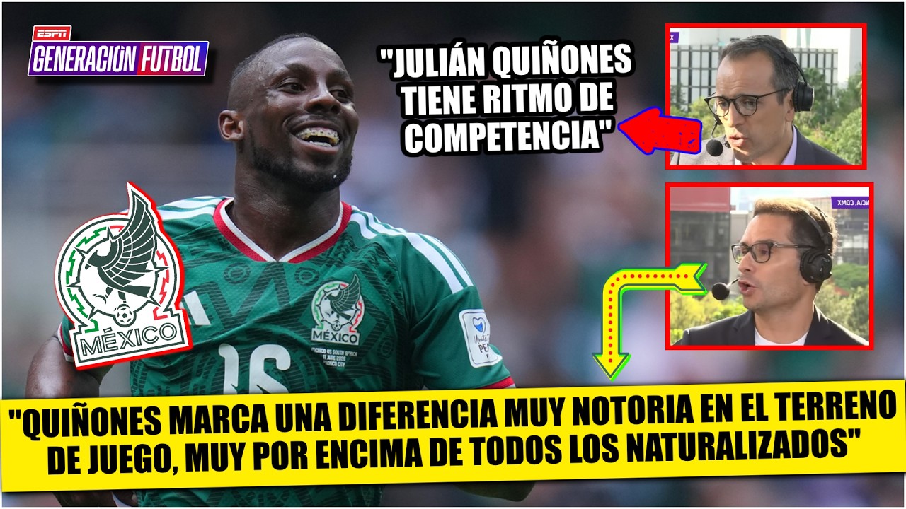 JULIÁN QUIÑONES, el PRIMER NATURALIZADO que marca diferencia con MÉXICO: dijo Mendoza | Generación F