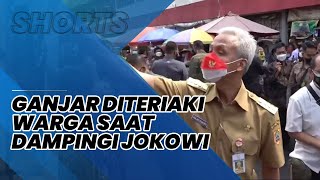 Ganjar Pranowo Diteriaki Warga saat Dampingi Jokowi di Pasar Peterongan: Meriah Sekali Acaranya