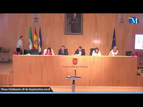 Pleno ordinario de la Diputacin de Mlaga del mes de septiembre