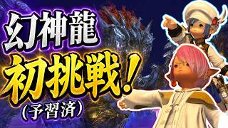 【LIVE】幻神龍初挑戦！！予習はしたけど今日突破できるか・・・！？【幻】【FF14】