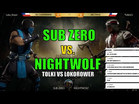 SUB ZERO VS NIGHTWOLF - Loko_Rower vs Tolki - MK11 Ultimate FT5
