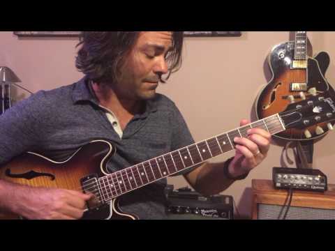 Blue In Green - Jazz Guitar Chord Melody (Gibson CS-336)
