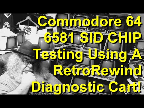 World of Commodore 2022 - SID CHIP Testing With A RetroRewind Diagnostic Cartridge - Episode 1199