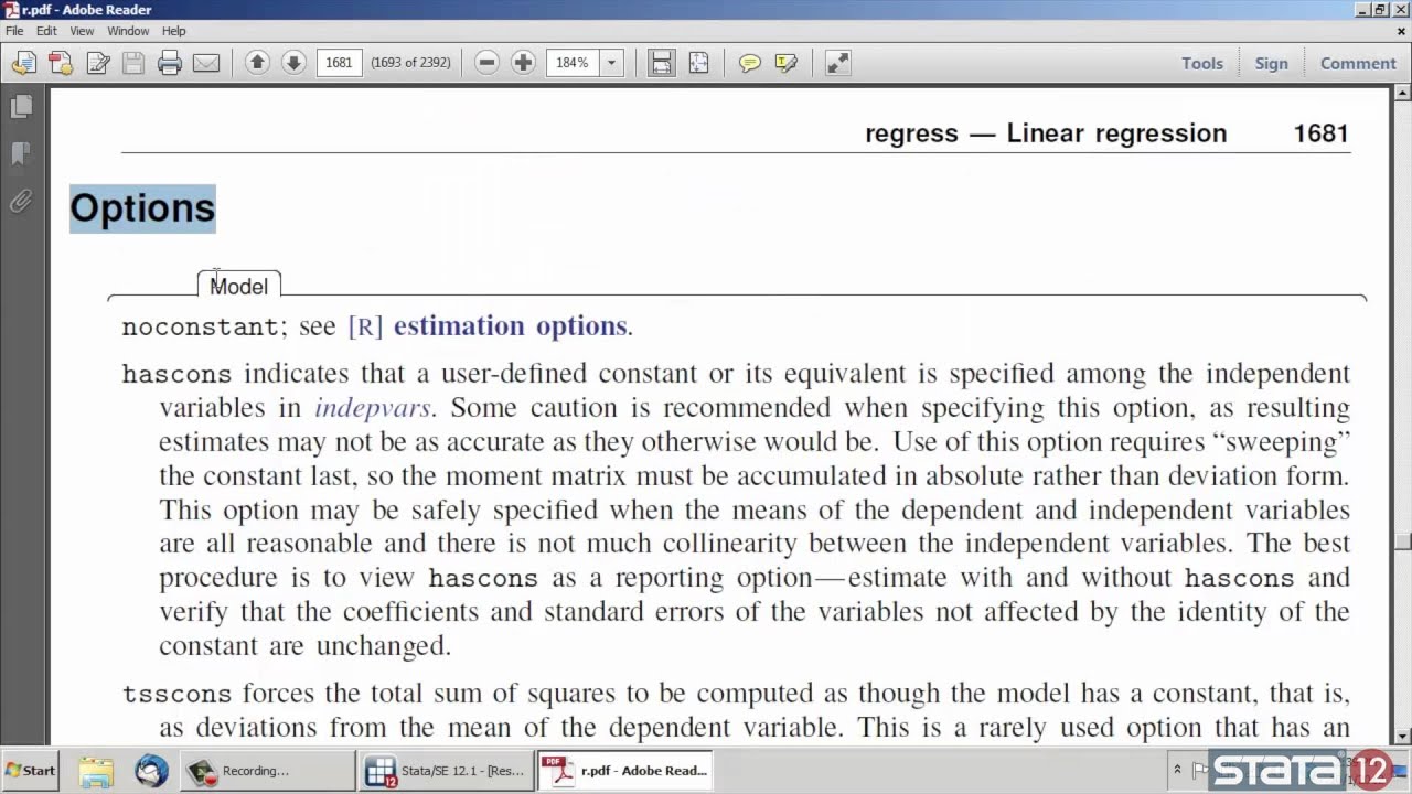 PDF documentation in Stata 12