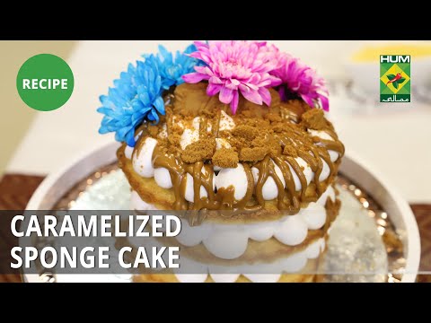 Caramelized Sponge Cake Recipe | Masala Mornings | Shireen Anwar | Dessert