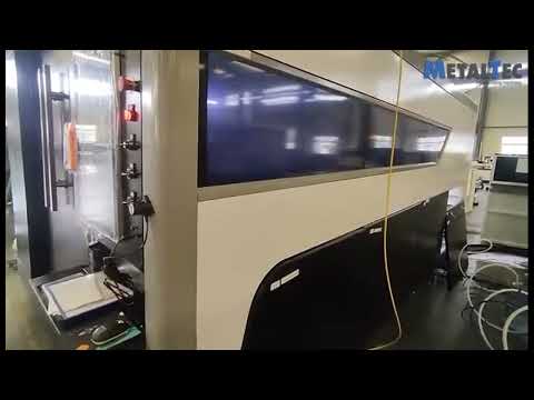 MetalTec 1530P (12000Вт) промышленный комплекс лазерной резки met8980, видео 9