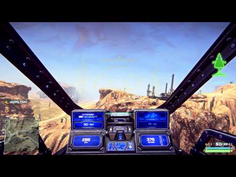 Planetside 2 - Flying - Reaver gameplay