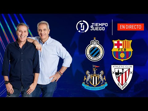 BRUJAS VS BARCELONA Y NEWCASTLE VS ATHLETIC EN DIRECTO | CHAMPIONS LEAGUE | Tiempo de Juego COPE