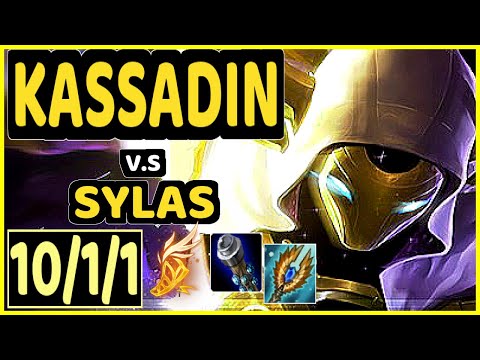 TINOWNS (KASSADIN) vs SYLAS - 10/1/1 KDA MID CHALLENGER GAMEPLAY - BR