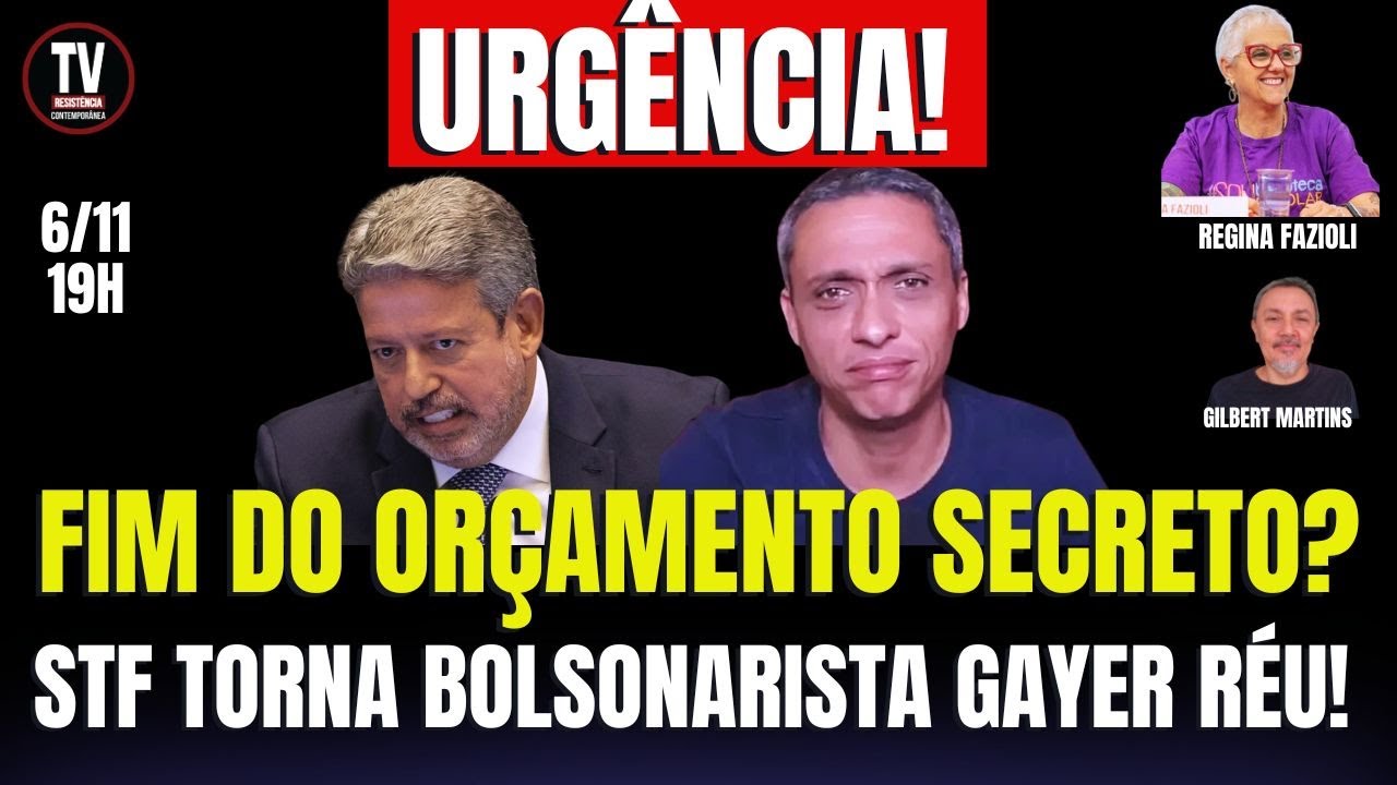 [AO VIVO] URGÊNCIA! STF ENQUADRA BOLSONARISTA GAYER! | LIRA CHORA! É O FIM? (6/11/2024)