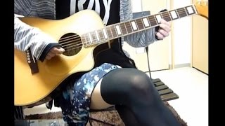 たまゆら,1週間フレンズ「おかえりなさい」,「虹のかけら」を弾いてみました。【ギター/Guitar cover】by mukuchi