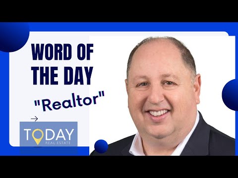 Word of the day Realtor