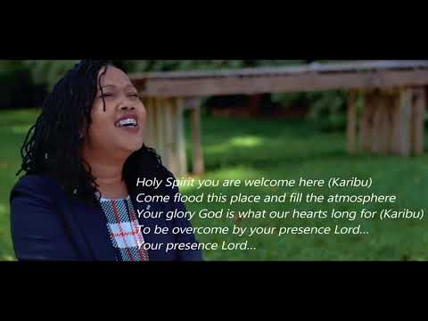 Alice Kimanzi - Holy Spirit lyric video [Cover]