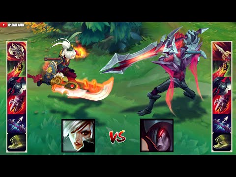 AATROX vs RIVEN FULL BUILD FIGHTS & Rıven Montage!