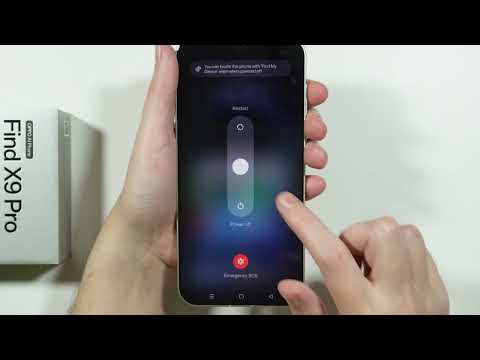 OPPO Find X9 Pro: How to Power Off (Turn Off the Device)