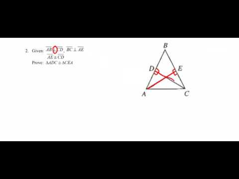 Proving Overlapping Triangles Congruent