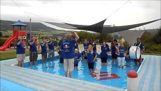 preview picture of video 'Cold Water Challenge 2014 - Fanfarenzug VfL Wanfried e.V.'